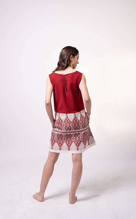 Palaiologue Sartza Red Dress